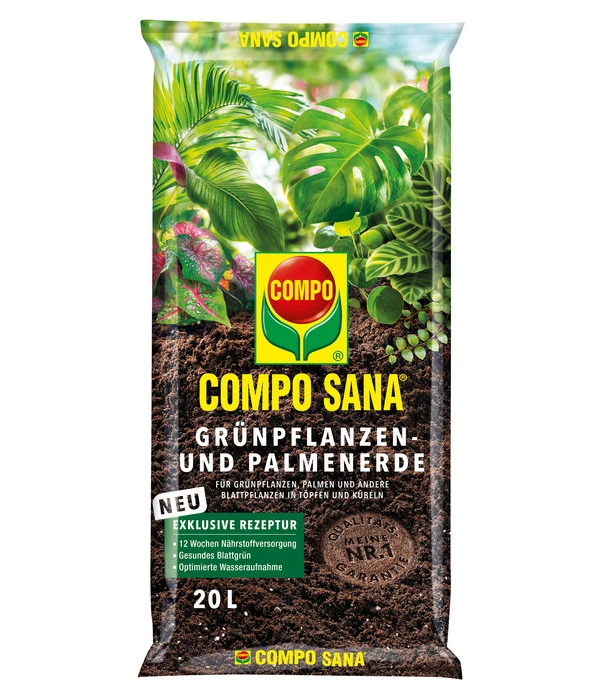 COMPO SANA Grünpflanzen- Und Palmenerde, 20 L 3 COMPO SANA Grünpflanzen- Und Palmenerde, 20 L