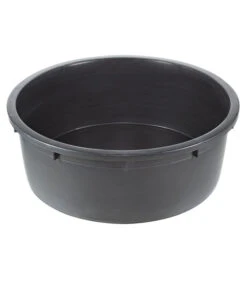 I.C.S. Kunststoff-Becken Für Den Außenbereich, 150 L, Rund, Schwarz