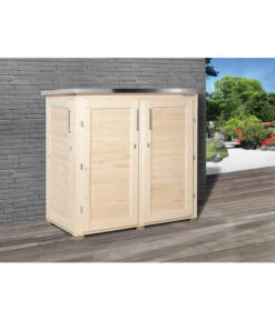Weka Garten [Q] Teras Terrassenschrank, Ca. B170/H161/T85 Cm
