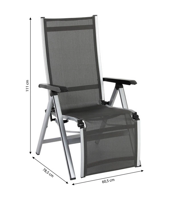 MWH Relaxsessel Elements, Silber 6 MWH Relaxsessel Elements, Silber – Bild 4