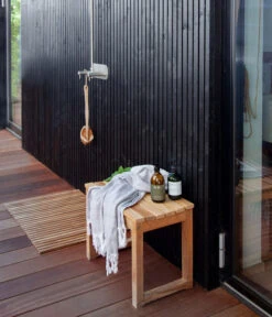 Cinas Gartenhocker Vega -Gartenmöbel Store 2012045 WE MO 001 TeackhockerVega