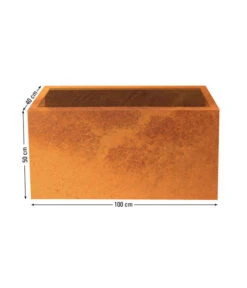 Palatino Cortenstahl-Pflanzgefäß Lotte -Gartenmöbel Store 2015279 WE BG 001 PalatinoPflanzgefaessLotte100Corten