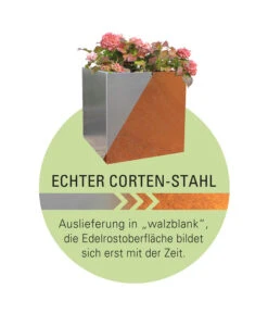 Palatino Cortenstahl-Pflanzgefäß Lotte -Gartenmöbel Store 2015279 WE DE 003 PalatinoPflanzkastenLotte100