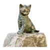 Rottenecker Bronze-Katze Sitzend, 12 X 8 X 13 Cm