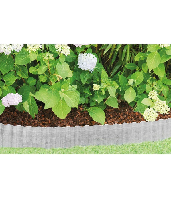Bellissa Metall-Rasenkante Welle, Verzinkt, 5 M Lang 3 Bellissa Metall-Rasenkante Welle, Verzinkt, 5 M Lang