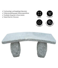 Dehner Granit-Gartenbank, Gebogen, 2-Sitzer 10 Dehner Granit-Gartenbank, Gebogen, 2-Sitzer -Gartenmöbel Store 2741668 WE IG 001 GranitGartenbankgebogen2Sitzer