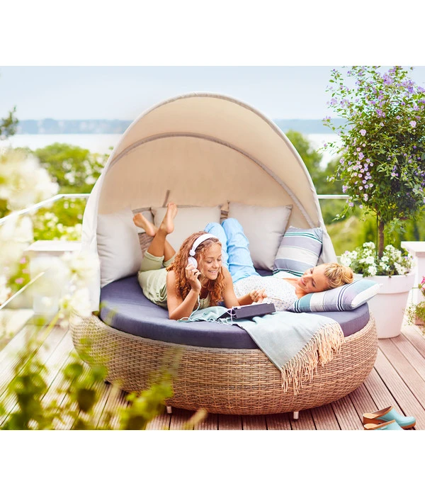 Dehner Sunlounger Florida, Ca. B160/H70/T220 Cm 4 Dehner Sunlounger Florida, Ca. B160/H70/T220 Cm – Bild 2