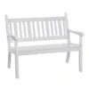 Blome Bank Hohenzollern, 2-Sitzer -Gartenmöbel Store 316638 WE FS 001 KunststoffbankHohenzollernweiss