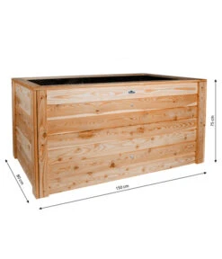 Dehner Hochbeet Gärtner, Ca. B150/H75/T80 Cm -Gartenmöbel Store 3180478 WE BG 001 Hochbeet GaertnerNeu