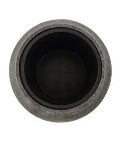 Dehner Polystone-Topf Kapstadt, Rund, Grau -Gartenmöbel Store 3207990 3208022 WE DE 001 DehnerPolystoneTopfbauchiggrau