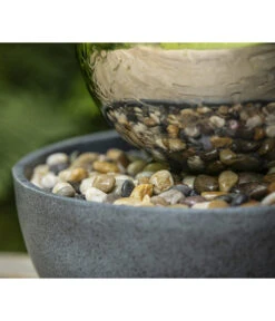 Dehner Edelstahl-Gartenbrunnen Globe, Ca. Ø32/H52 Cm 17 Dehner Edelstahl-Gartenbrunnen Globe, Ca. Ø32/H52 Cm -Gartenmöbel Store 3257623 WE DE 002 EdelstahlGartenbrunnenGlobeNEU