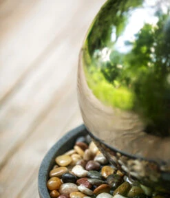 Dehner Edelstahl-Gartenbrunnen Globe, Ca. Ø32/H52 Cm 18 Dehner Edelstahl-Gartenbrunnen Globe, Ca. Ø32/H52 Cm -Gartenmöbel Store 3257623 WE DE 003 DehnerEdelstahlGartenbrunnenGlobe