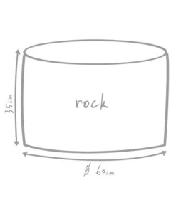 Outbag Outdoor-Sitzsack Rock Plus 7 Outbag Outdoor-Sitzsack Rock Plus -Gartenmöbel Store 3452067 WE DE 002 GlobalBeddingPlusAnthrazit