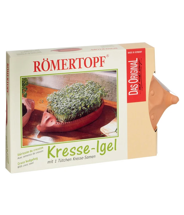 Römertopf Kresseigel Mit Kresse-Saatgut 3 Römertopf Kresseigel Mit Kresse-Saatgut