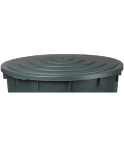 Kunststoff-Deckel Für Regentonne 500 L, Rund, Dunkelgrün -Gartenmöbel Store 3803376 3814274 WE FS 001 Kunststoff RegentonnemitDeckel500lRegentankWassertank
