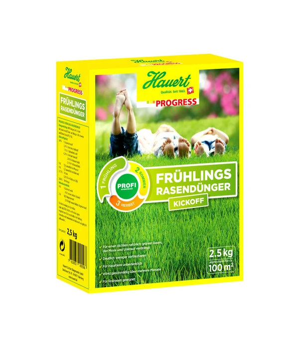 Hauert Progress 3x 2,5 Kg Rasendünger-Set Frühling, Sommer, Herbst 4 Hauert Progress 3x 2,5 Kg Rasendünger-Set Frühling, Sommer, Herbst – Bild 2