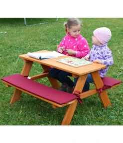 Habau Kinder Picknickbank, 89 X 79 X 50 Cm 7 Habau Kinder Picknickbank, 89 X 79 X 50 Cm -Gartenmöbel Store 4031092 WE MO 002 Kinderpicknickbank