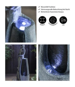 Dehner Polyresin-Gartenbrunnen Family, Ca. B42,5/H120/T27 Cm 14 Dehner Polyresin-Gartenbrunnen Family, Ca. B42,5/H120/T27 Cm -Gartenmöbel Store 4079901 WE IG 001 DehnerPolyresinGartenbrunnenFamily