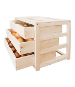 Habau Obst- Und Gemüsehorde, Ca. B50/H45/T40 Cm 8 Habau Obst- Und Gemüsehorde, Ca. B50/H45/T40 Cm -Gartenmöbel Store 4192746 WE FS 003 habauGemueseobsthorde