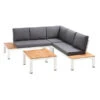 Dehner Aluminium-Lounge Malibu, 2-teilig