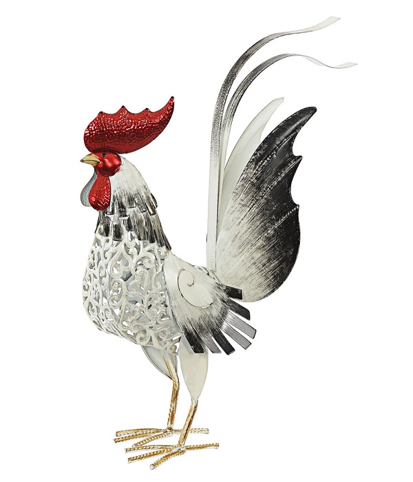 Dehner Metall-Hahn Jakob, Ca. B42,5/H50/T16 Cm 3 Dehner Metall-Hahn Jakob, Ca. B42,5/H50/T16 Cm