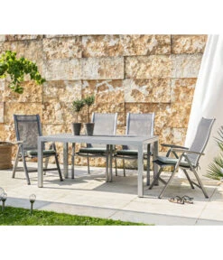 Dehner Ausziehtisch Chicago, Ca. B160-210/H74/T90 Cm -Gartenmöbel Store 4210381 4210316 4210274 WE MO 001 DehnerGruppeChicagoNEU