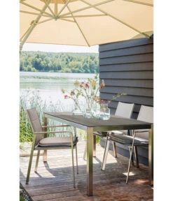 Dehner Premium Esstisch Nantes, Ca. B152/H75/T90 Cm -Gartenmöbel Store 4218210 4209920 4209938 WE DE 008 DehnerTischNantesNEUtif