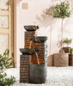 Dehner Polyresin-Gartenbrunnen Piatto, Ca. H89 Cm -Gartenmöbel Store 4277760 WE MO 002 DehnerPolyresinGartenbrunnenPiatto