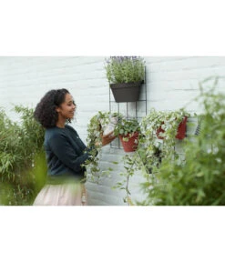 Elho Metall-Wandgitter Für Töpfe Loft Urban Green Wall Gestell, Ca. B47,3/H59/T1,5 Cm, Schwarz 27 Elho Metall-Wandgitter Für Töpfe Loft Urban Green Wall Gestell, Ca. B47,3/H59/T1,5 Cm, Schwarz -Gartenmöbel Store 4315917 WE MO 004 elhoMetallWandgitterfuerToepfeBlumentopfurbangardening