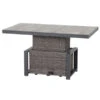 Siena Garden Lift-Tisch, Ca. B130/H47-71/T75 Cm -Gartenmöbel Store 4331138 WE FS 001 Lifttischcoridoch grey