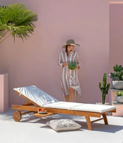 Dehner Rollliege Ravenna, Ca. B70/H89/T200 Cm 16 Dehner Rollliege Ravenna, Ca. B70/H89/T200 Cm -Gartenmöbel Store 4407086 WE MO 001 RollliegeRavennaNEU