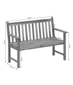 Dehner Bank Mykonos, 2-Sitzer -Gartenmöbel Store 4407201 WE BG 001 BankMykonos