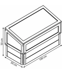 Dobar Frühbeet -Gartenmöbel Store 4442323 WE BG 002 DobarFruehbeetNEU