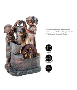 Dehner Polyresin-Gartenbrunnen Lea Und Leon, Ca. B45/H68,5/T35 Cm 15 Dehner Polyresin-Gartenbrunnen Lea Und Leon, Ca. B45/H68,5/T35 Cm -Gartenmöbel Store 4447587 WE IG 001 DehnerPolyresinGartenbrunnenLeaundLeon