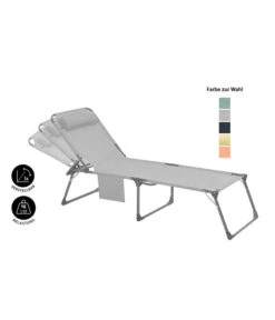 Dehner Gartenliege Mallorca, Ca. B71/H106/T227 Cm -Gartenmöbel Store 4498176 WE IG 001 DehnerGartenliegeMallorca