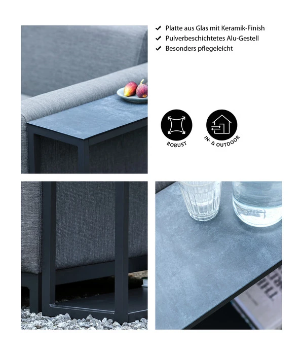 Dehner Beistelltisch Amsterdam, Ca. B75/H54/T23 Cm 7 Dehner Beistelltisch Amsterdam, Ca. B75/H54/T23 Cm – Bild 5