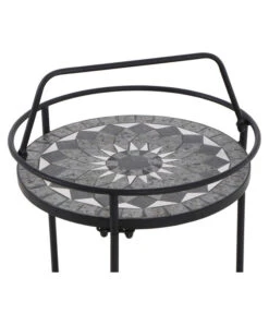 Siena Garden Mosaikbeistelltisch Como, Ca. Ø41/H74 Cm 10 Siena Garden Mosaikbeistelltisch Como, Ca. Ø41/H74 Cm -Gartenmöbel Store 4498788 WE DE 001 BeistelltischComo42cm