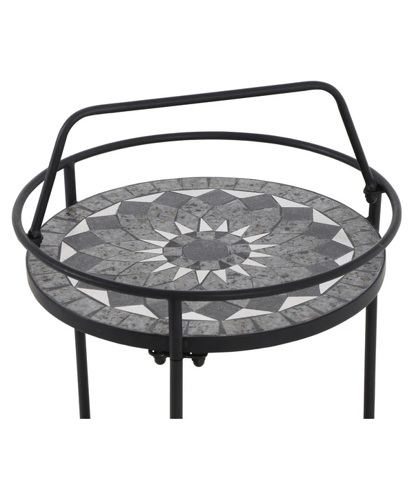 Siena Garden Mosaikbeistelltisch Como, Ca. Ø41/H74 Cm 6 Siena Garden Mosaikbeistelltisch Como, Ca. Ø41/H74 Cm – Bild 4