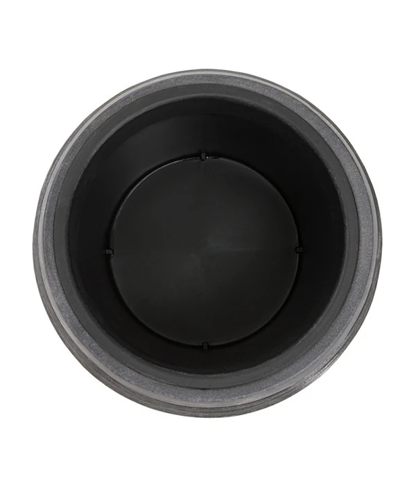 Dehner Polystone-Topf Singapur, Rund, Anthrazit 6 Dehner Polystone-Topf Singapur, Rund, Anthrazit – Bild 4