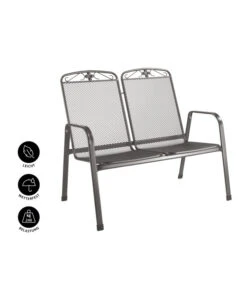 MWH Metall-Bank Savoy, 2-Sitzer -Gartenmöbel Store 5312871 WE IG 001 MetallBankSavoy2Sitzer