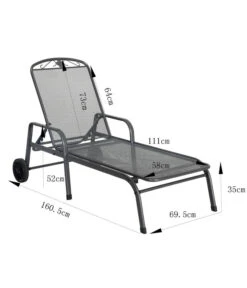 MWH Gartenliege Savoy, Ca. B81/H52/T187 Cm 11 MWH Gartenliege Savoy, Ca. B81/H52/T187 Cm -Gartenmöbel Store 5312897 WE BG 001 MWHLiegeSavoy