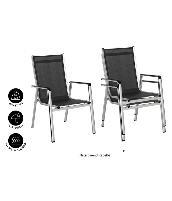 MWH Alu-Stapelsessel Elements 6 MWH Alu-Stapelsessel Elements – Bild 4