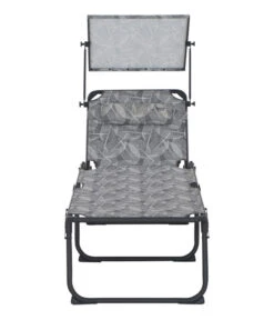 Siena Garden Campingliege Natura, Grau, Ca. B69/H43/T200 Cm -Gartenmöbel Store 6602981 WE FS 004 CampingliegeNatura