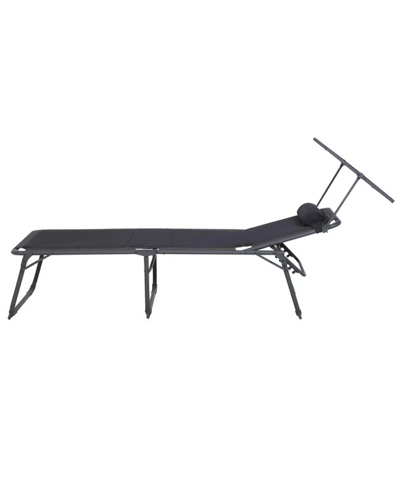 Siena Garden Campingliege Premium, Anthrazit, Ca. B69/H43/T200 Cm 6 Siena Garden Campingliege Premium, Anthrazit, Ca. B69/H43/T200 Cm – Bild 4