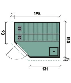 Wolff Finnhaus Innensauna De Luxe Helia, Ca. B210/H202/T165 Cm 15 Wolff Finnhaus Innensauna De Luxe Helia, Ca. B210/H202/T165 Cm -Gartenmöbel Store 6618847 WE BG 001 FinnhausInnensaunadeluxeHelia