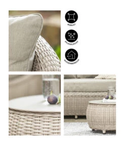 Dehner Lounge Bari, 2-teilig -Gartenmöbel Store 6657381 WE IG 001 DehnerLoungeBari2teilig