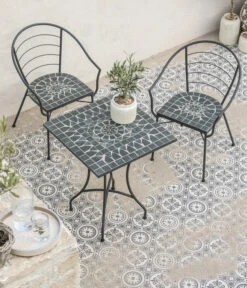 Dehner Mosaiktisch Madeleine, Eckig -Gartenmöbel Store 6666549 WE MO 001 DehnerMosaiktischMadeleineeckigklein