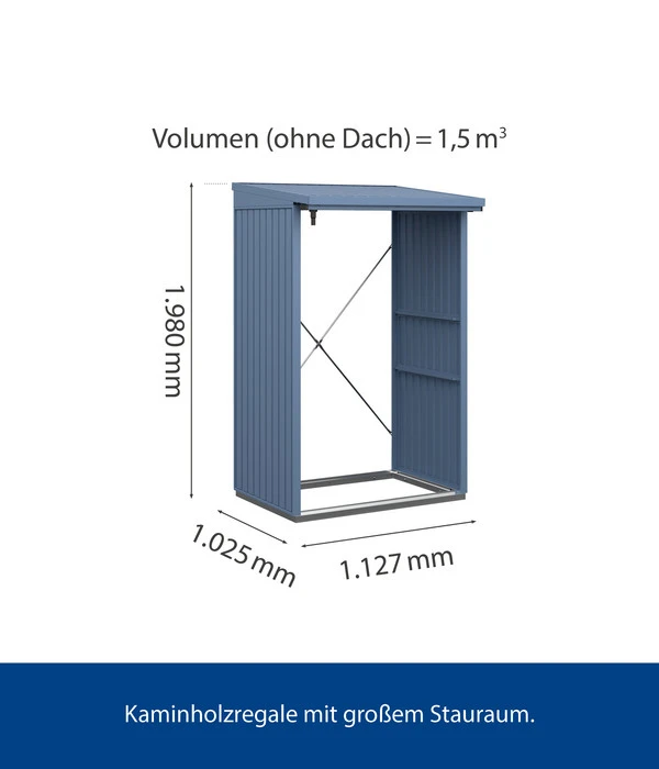 Hörmann Berry-Kaminholzregal Classic 5 Hörmann Berry-Kaminholzregal Classic – Bild 3