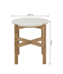 Dehner Tisch Portofino, Ca. Ø45,5/H47,8 Cm -Gartenmöbel Store 6670699 WE BG 001 DehnerTischPortofinoKlein