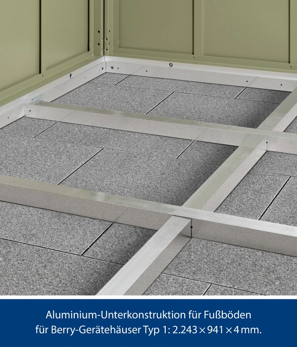 Hörmann Unterkonstruktion Für Fußböden Für Berry-Gerätehaus 4 Hörmann Unterkonstruktion Für Fußböden Für Berry-Gerätehaus – Bild 2